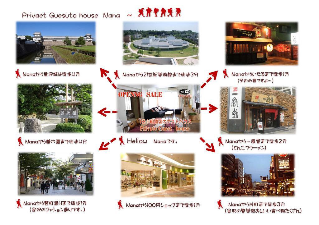 Kanazawa Guest House Nana Eksteriør bilde